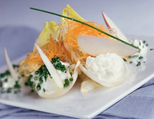 Chicoréesalat mit Äpfeln