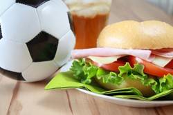 Perfekte Fußballparty
