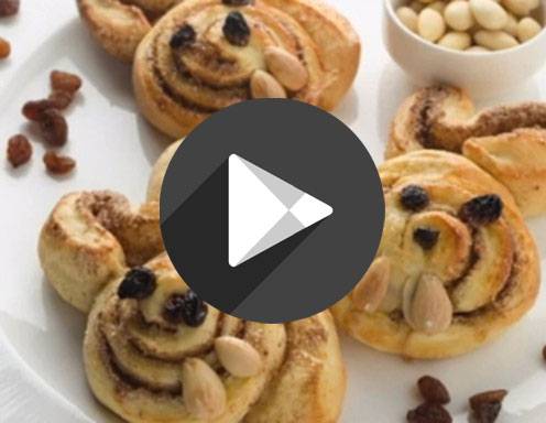 Video - Zimtschnecken-Häschen