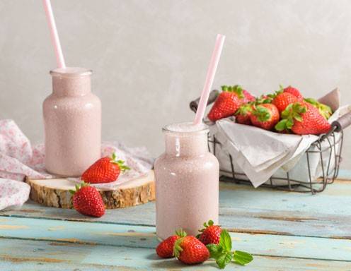 Cremiger Erdbeershake