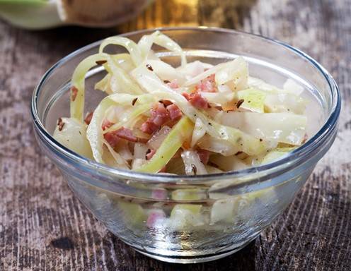 Warmer Krautsalat