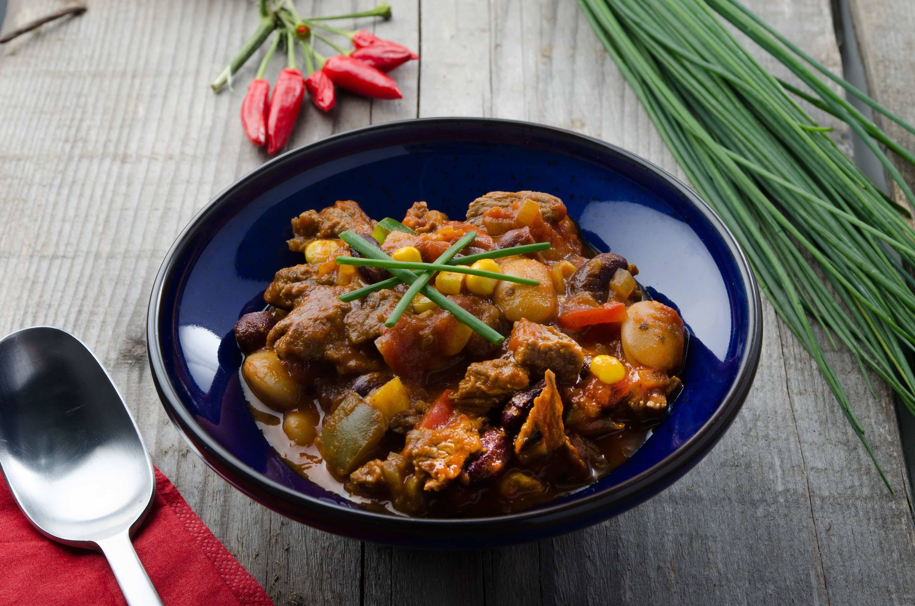 Chili con Carne mit Rindfleisch
