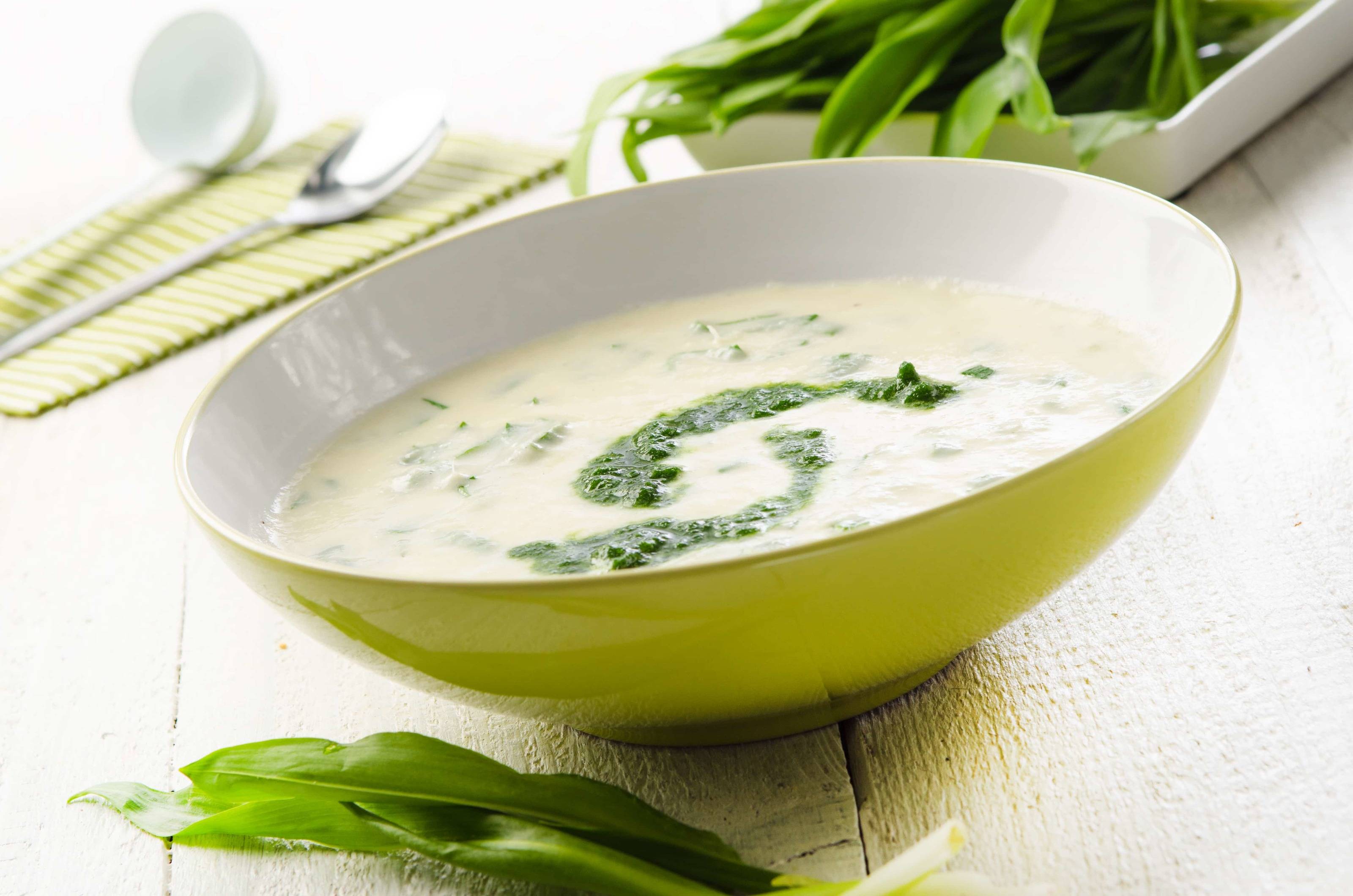 Spargel-Bärlauch-Suppe