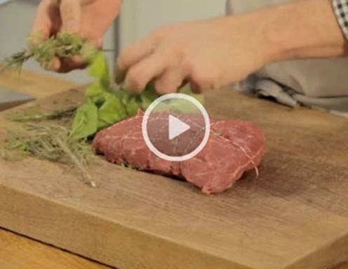 Wie binde ich einen Braten richtig?