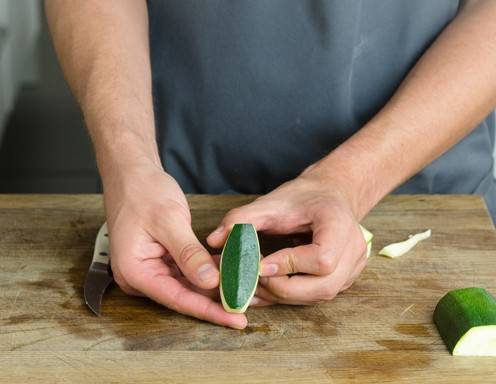 Zucchini-Blatt
