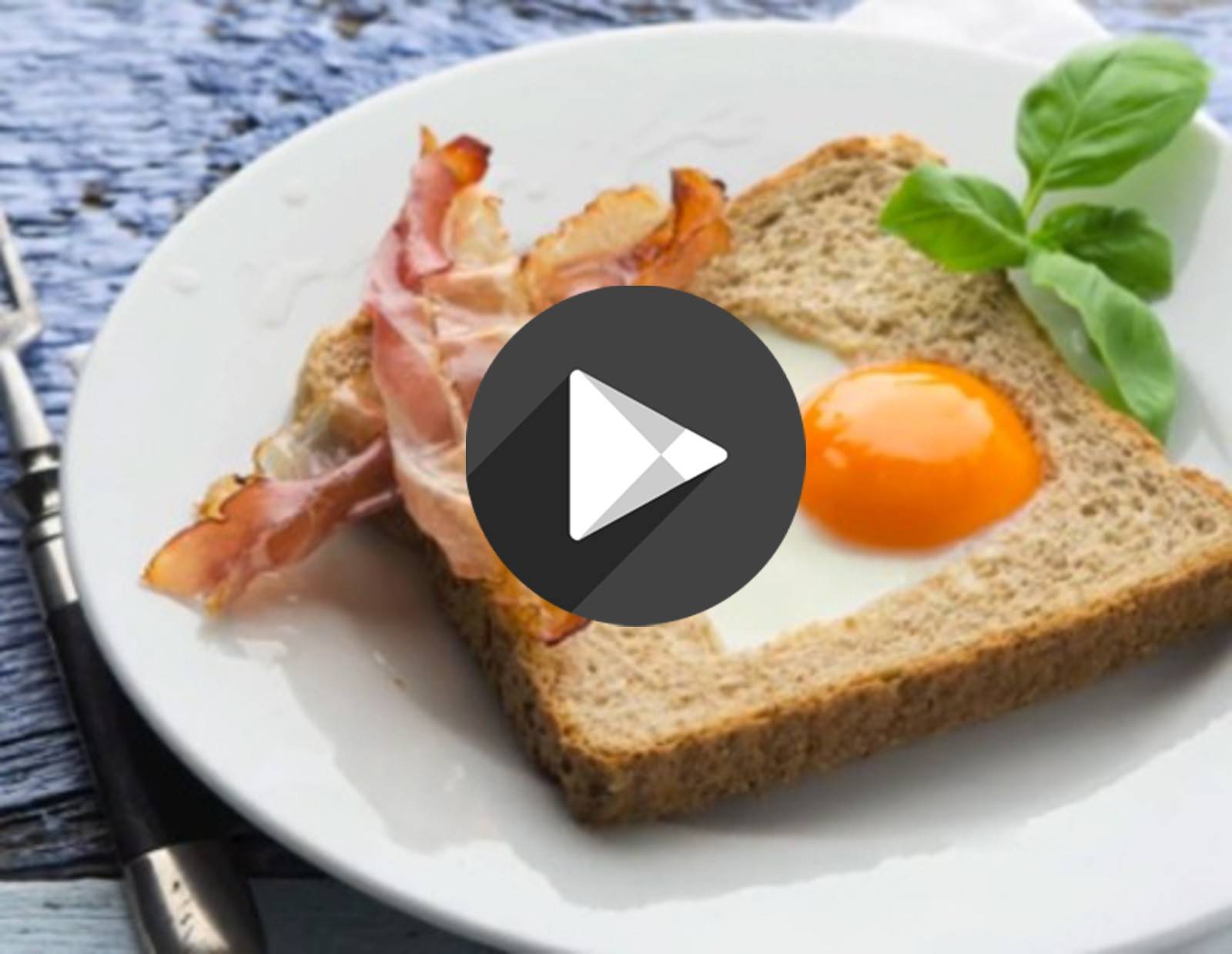 Video - Herz-Toast mit Speck