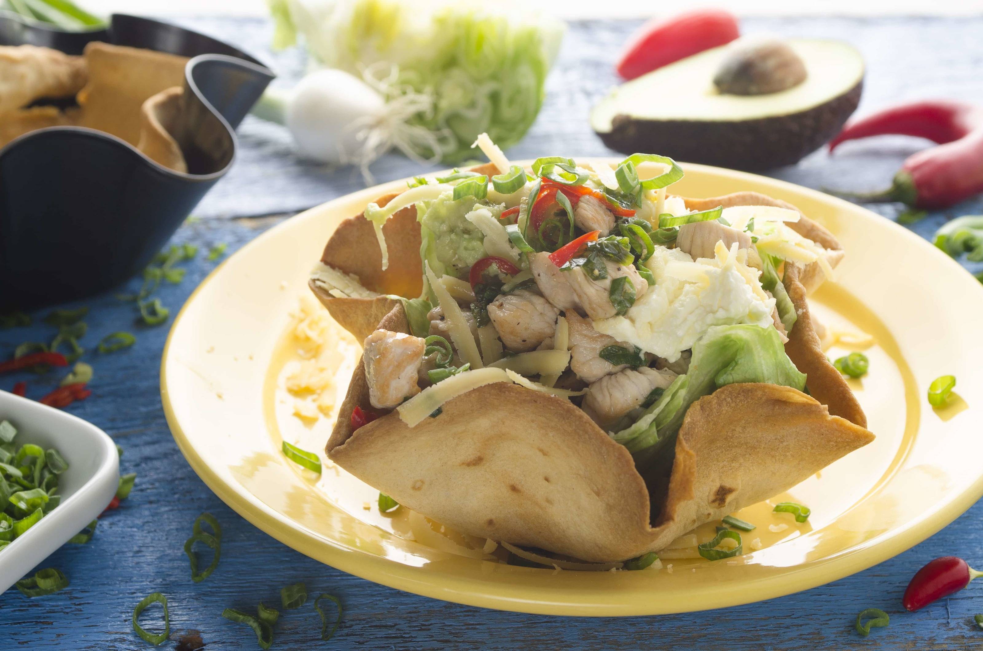 Tortilla-Schüsselchen - die etwas anderen Tacos